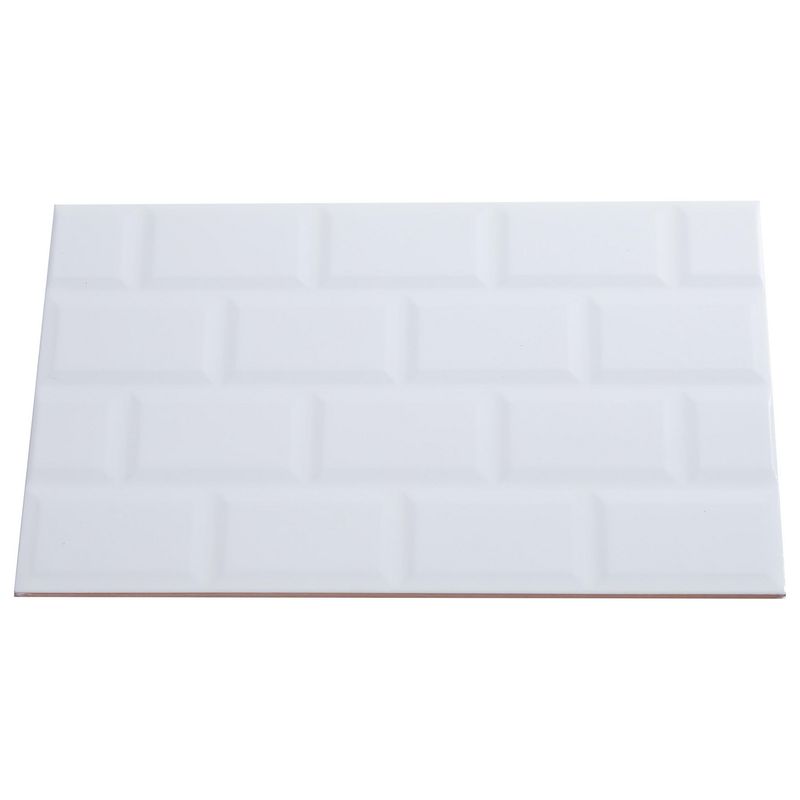 HOLZTEK - 25x40 cm Cerámica Pared Brick 25x40 1.5m2 Blanco 1.5 m2
