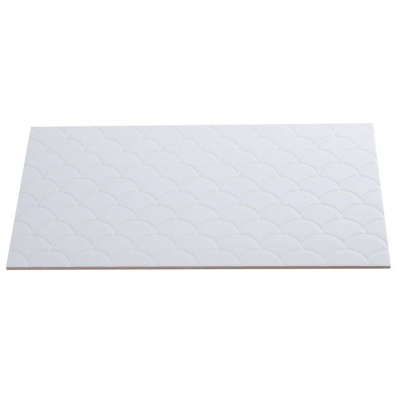 HOLZTEK - 30x60 cm Cerámico Pared Escamado 30x60 1.62m2 Blanco 1.62 m2