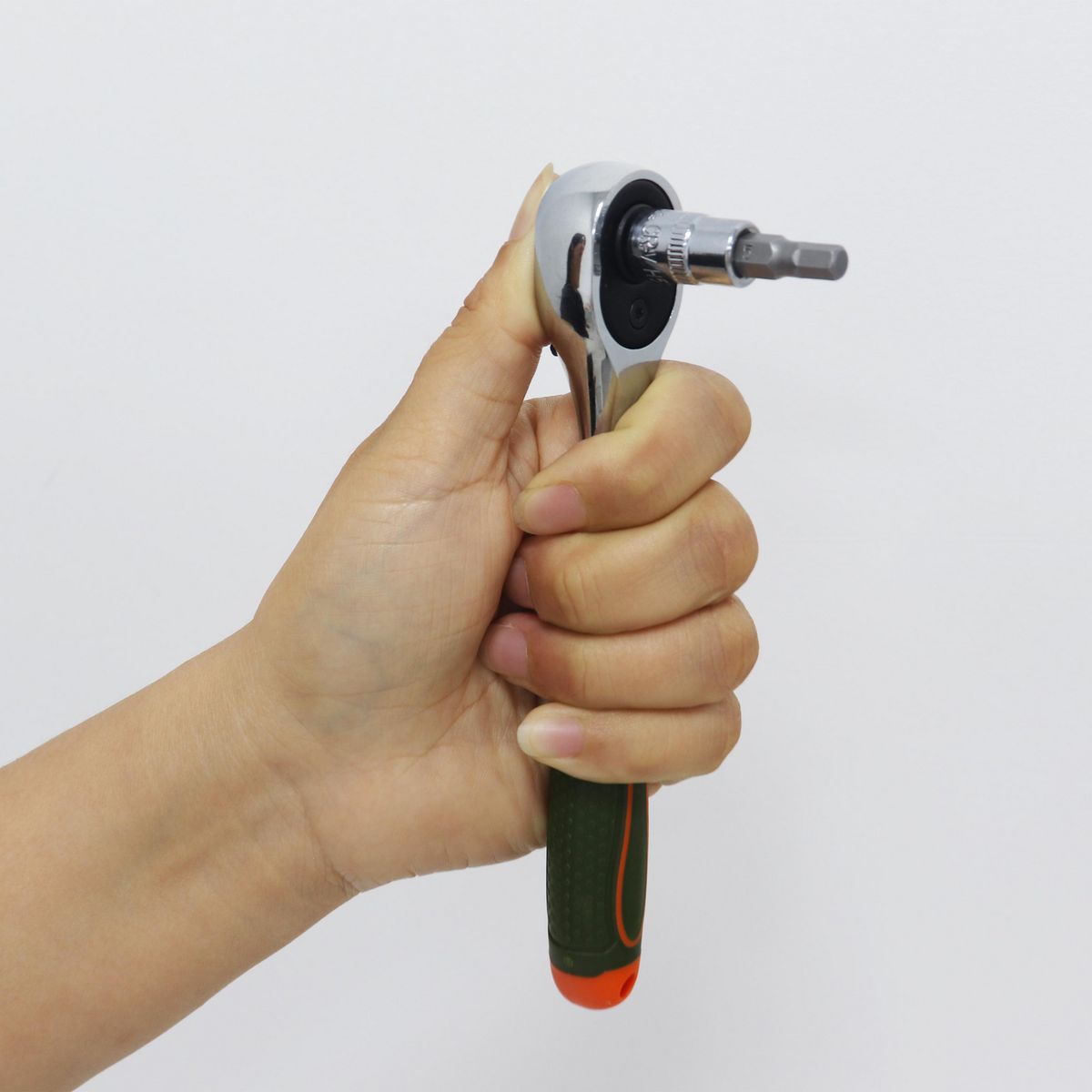 BAUKER - Set 22 Piezas Con Llave Ratchet 3/8