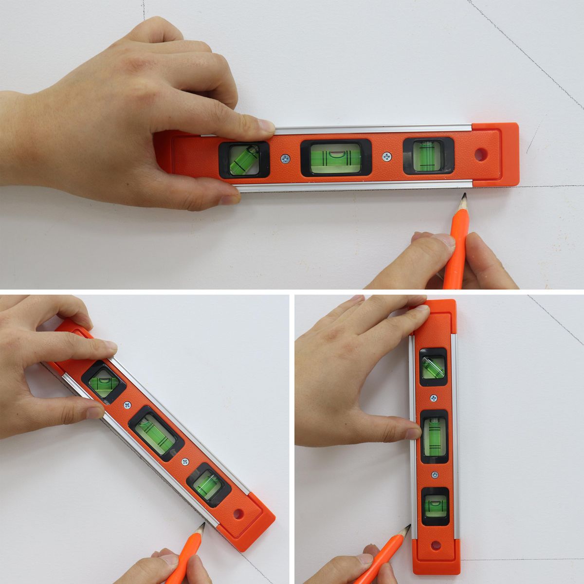 BAUKER - Set Nivel 9 " Con Cinta Métrica 8m