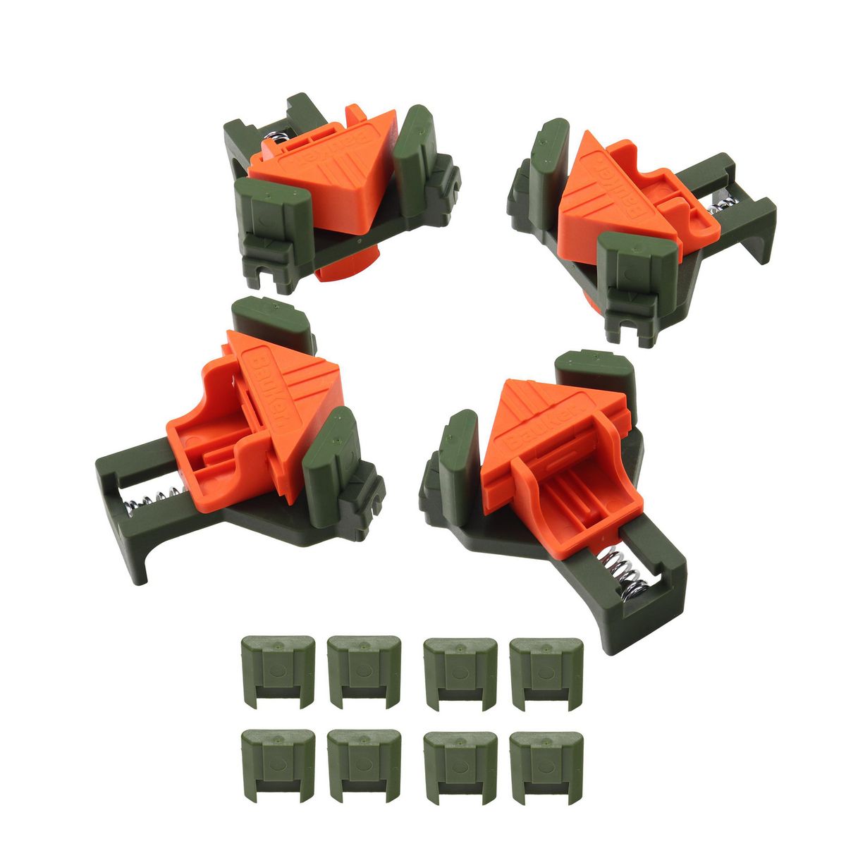 BAUKER - Set 4 Piezas Prensa Esquinera 5 a 22 mm