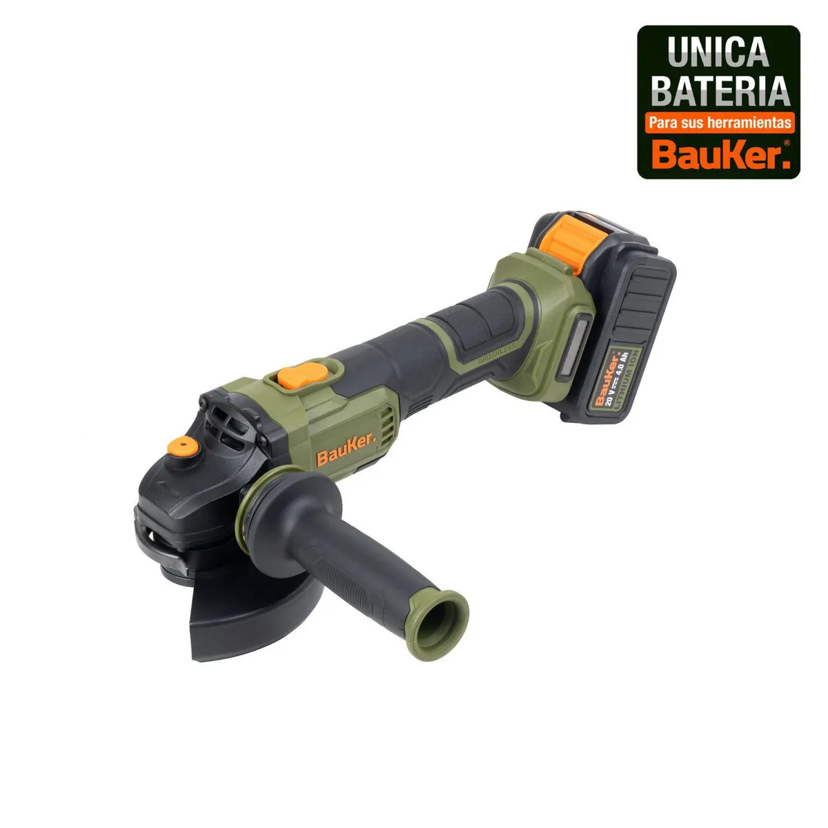 BAUKER - Esmeril 1 Batería 5 125mm 20V BMC
