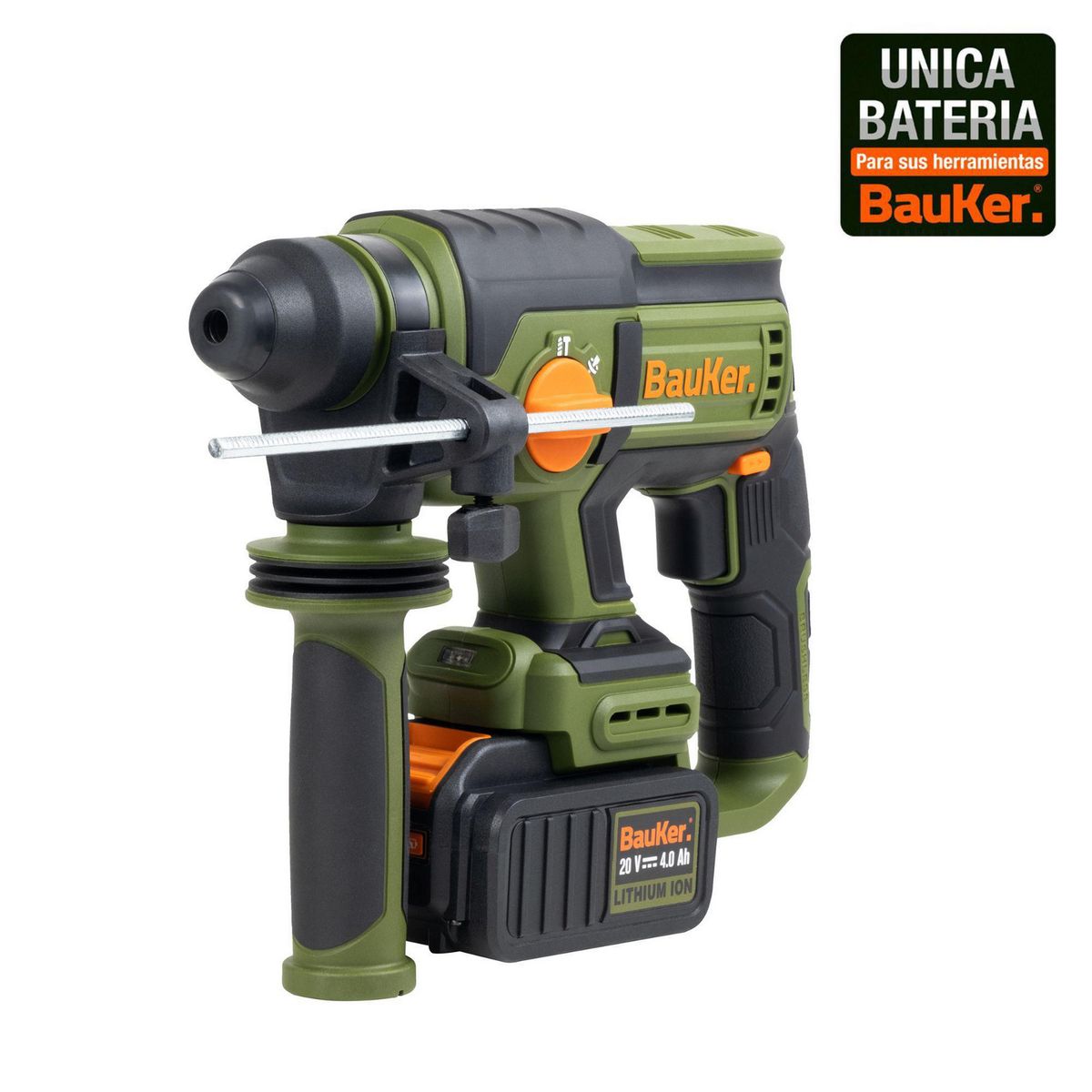 BAUKER - Rotomartillo 1 Batería SDS Plus 20V BMC