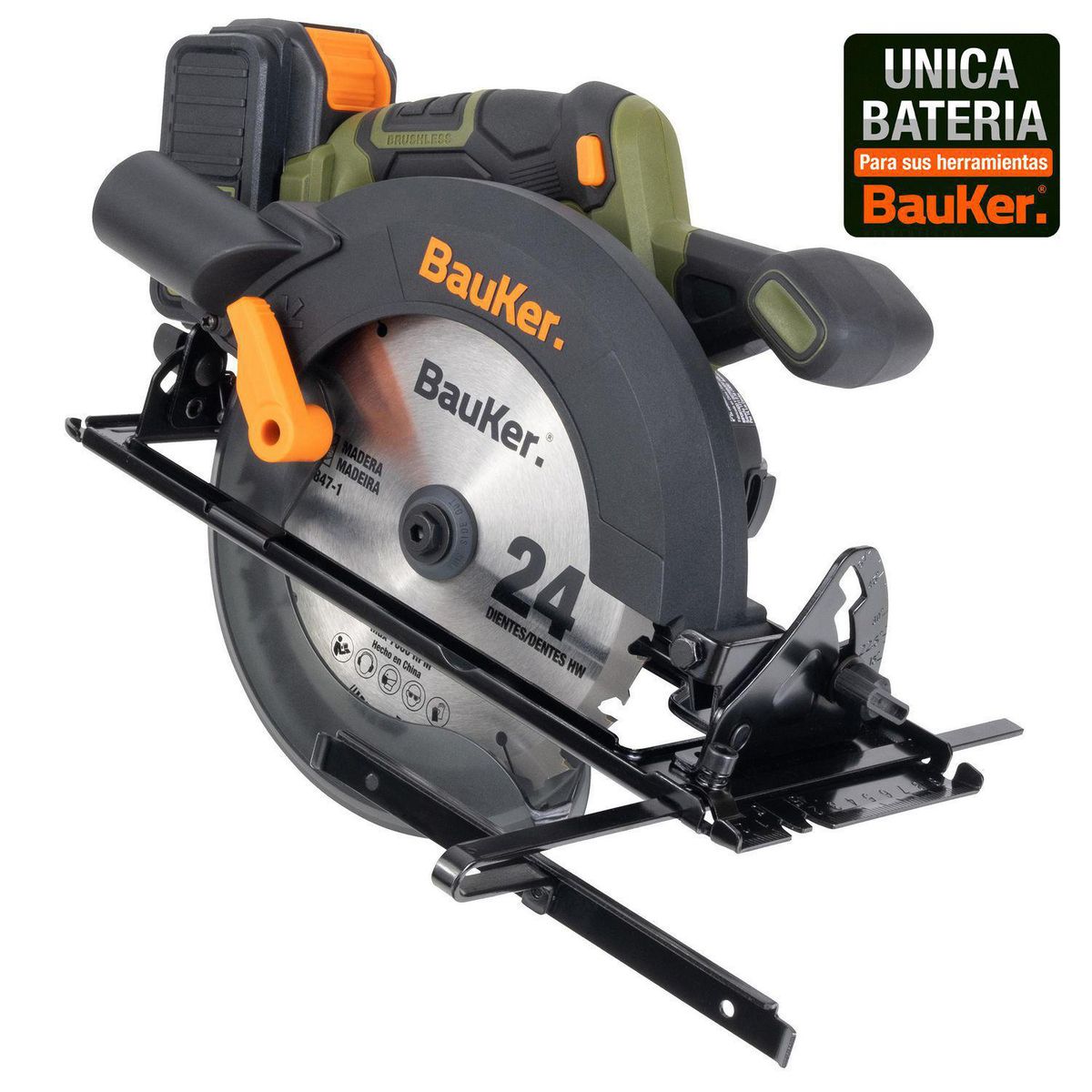 BAUKER - Sierra Circular 7 1 4 20V B BMC