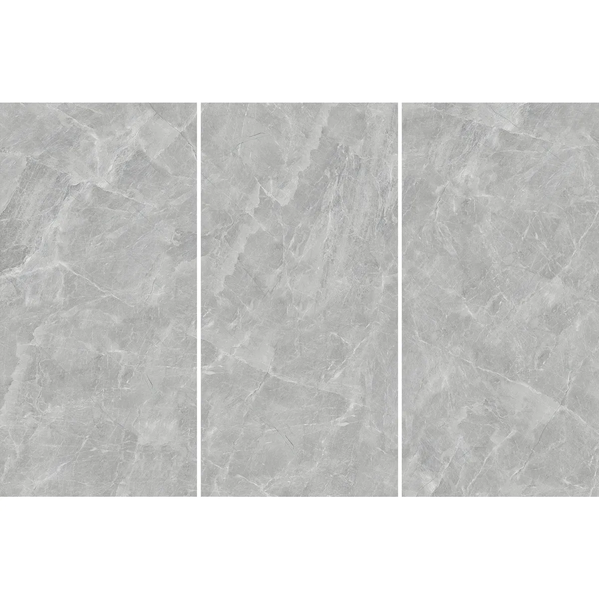 Porcelanato Marmoleado Gris 60x120cm 2.16m2, marca HOLZTEK - Foto 2