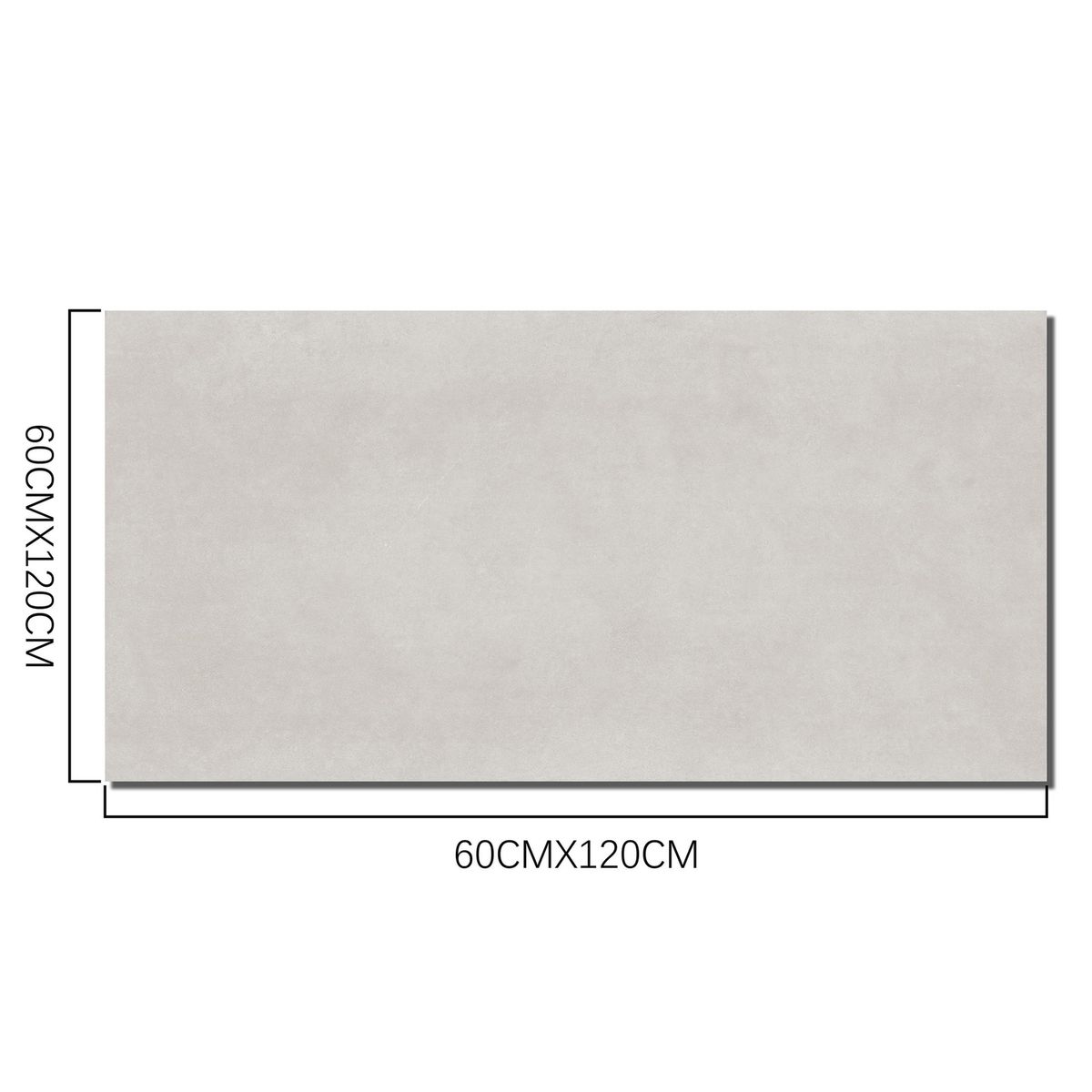 HOLZTEK - Porcelanato Cementicias/Rústicas Cemento Gris 60x120cm 1.44m2 