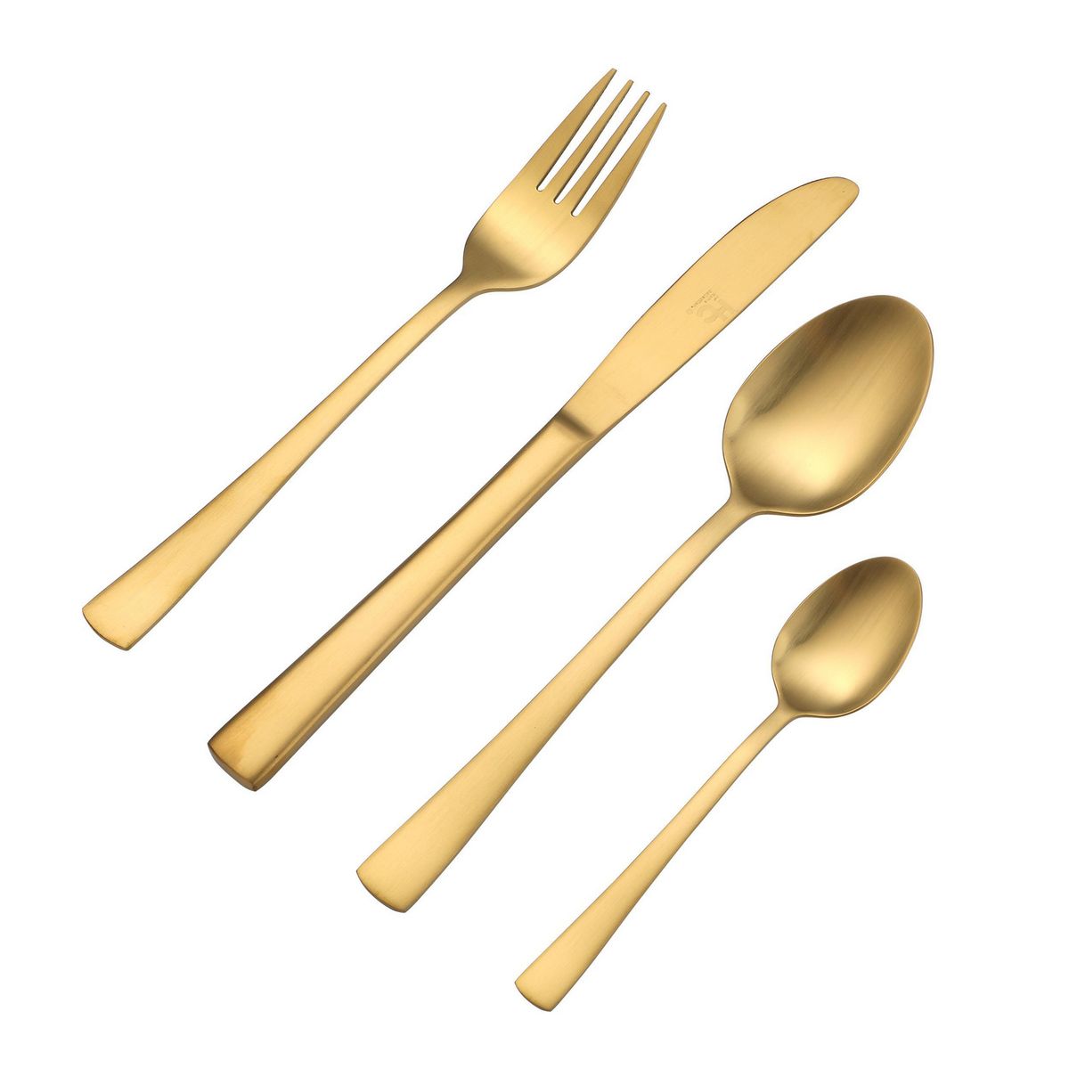 JUST HOME COLLECTION - Juego de Cubiertos 16 Piezas Cobre