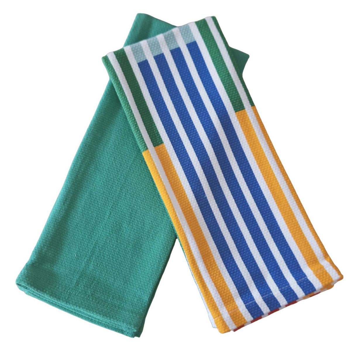 JUST HOME COLLECTION - Set 2 Paños de Cocina Rectangulares 40x65cm Multicolor