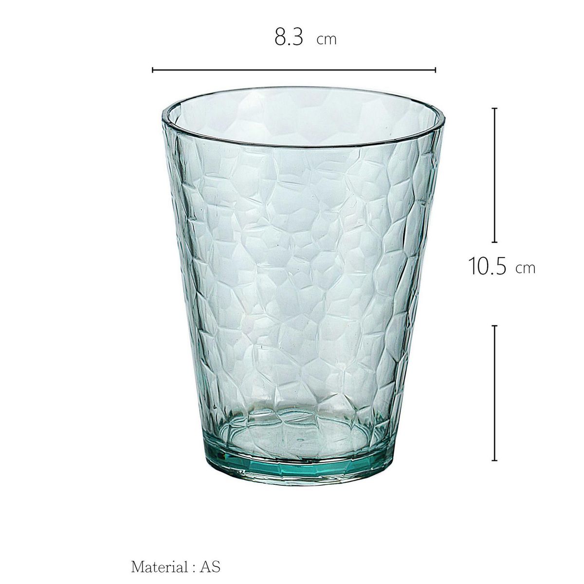 JUST HOME COLLECTION - Vaso Martillado 340 ml