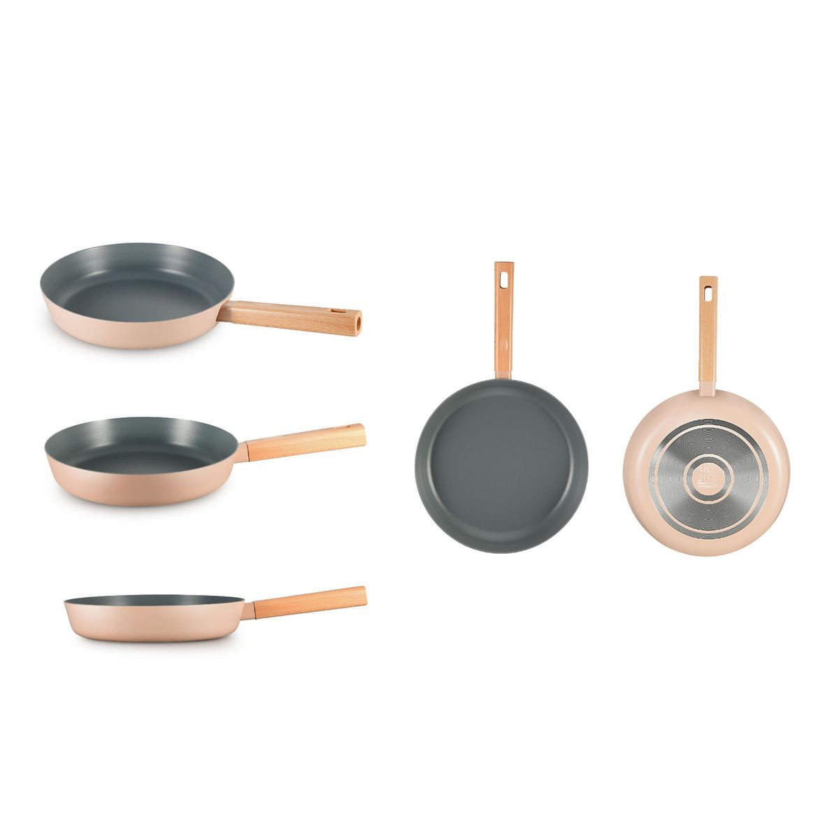 JUST HOME COLLECTION - Sartén Bosque con Mango de Madera 26 cm