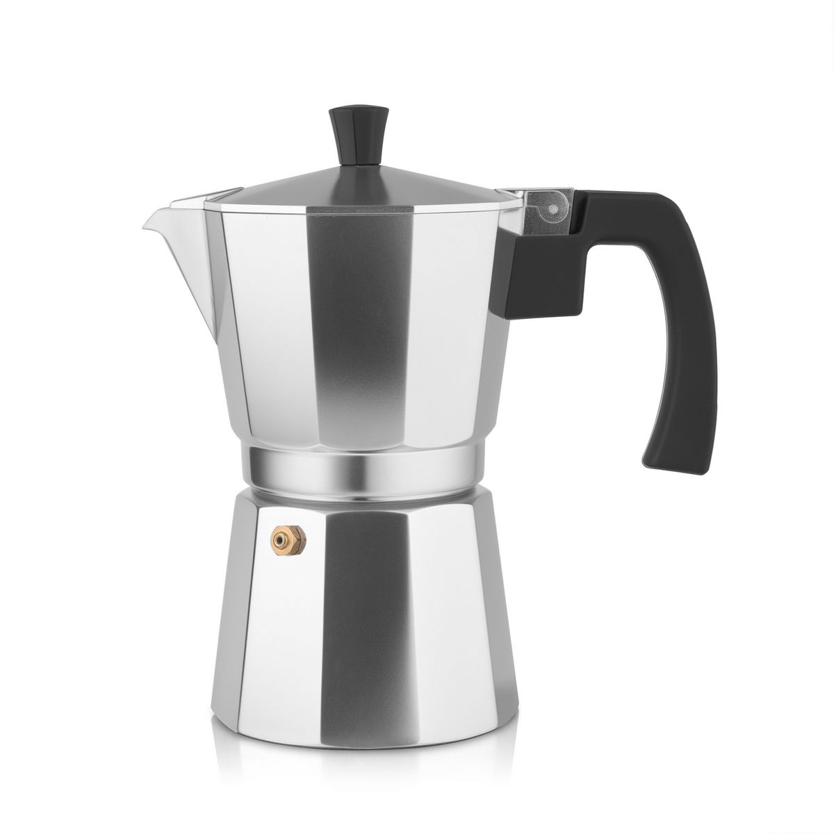 JUST HOME COLLECTION - Cafetera Moka 6 Tazas 300ml Aluminio