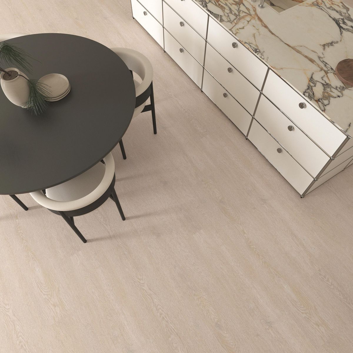 HOLZTEK - Piso Vinílico SPC 3.2 mm Sarasota Sand Café Claro 3.11 m2.