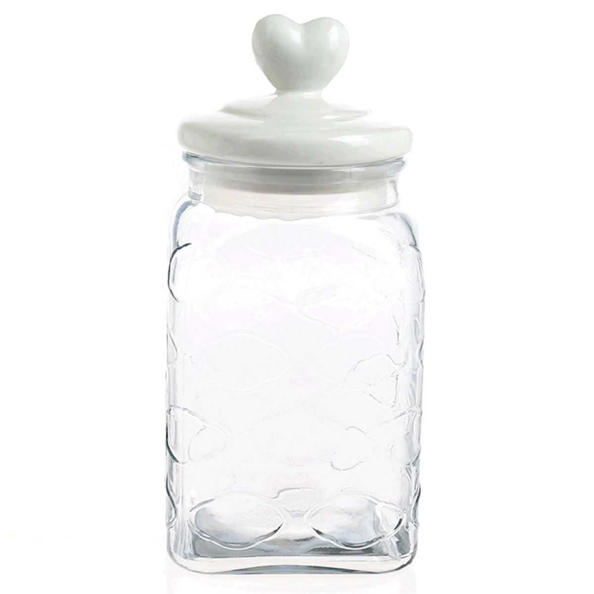 JUST HOME COLLECTION - Frasco de Vidrio 3230 ml con Tapa de Cerámica