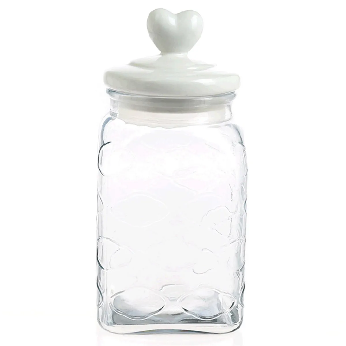 JUST HOME COLLECTION - Frasco de Vidrio 3230 ml con Tapa de Cerámica