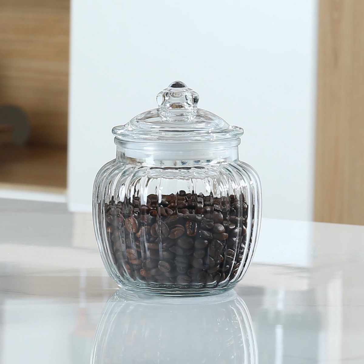 JUST HOME COLLECTION - Frasco de Vidrio con Tapa 610ml