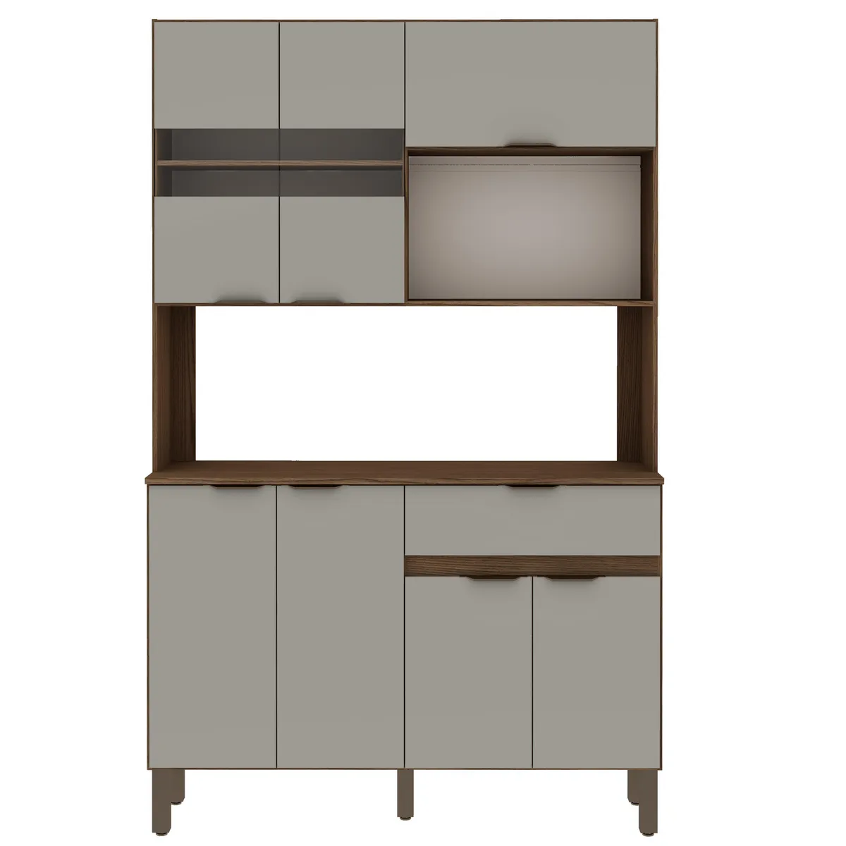 GENIALFLEX - Mueble de Cocina Nancy Ebano 122cm