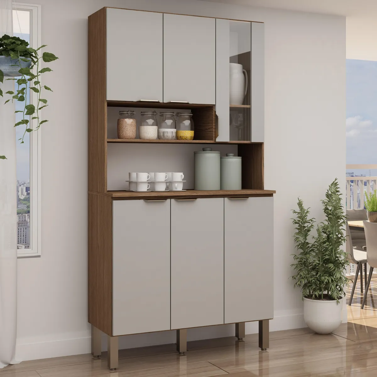 GENIALFLEX - Mueble de Cocina Nancy 90 cm Fendi