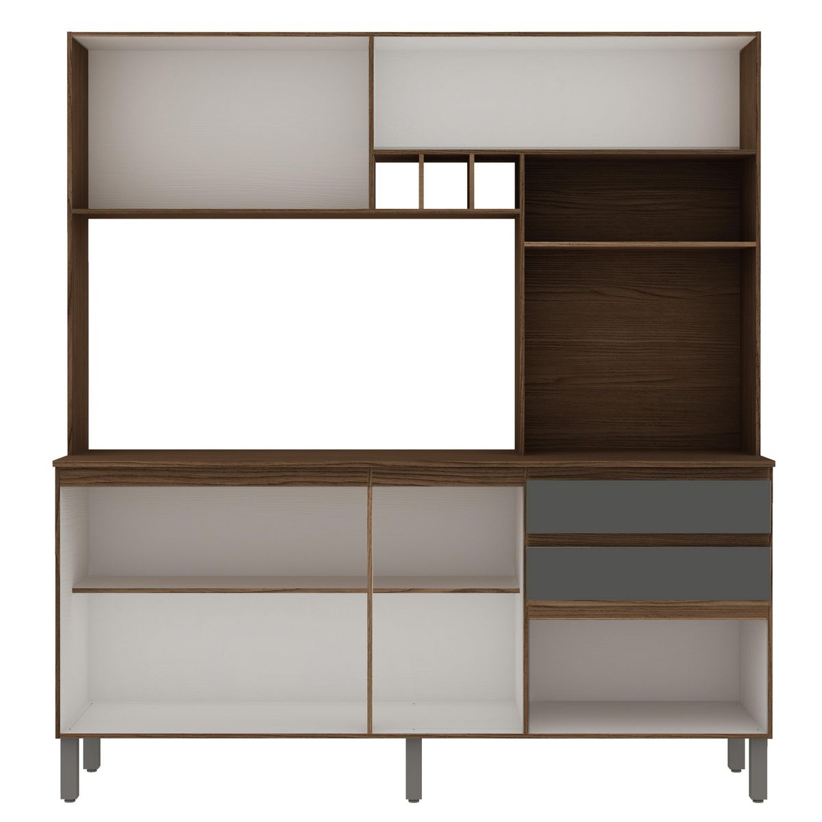 GENIALFLEX - Mueble de Cocina Liz 180cm Ebano