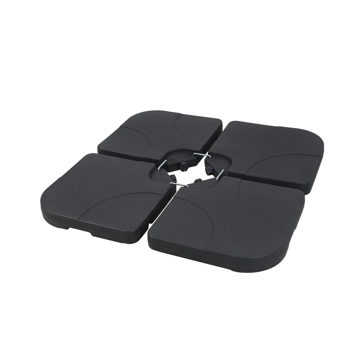 JUST HOME COLLECTION - Base para Sombrilla Polietileno 4 piezas