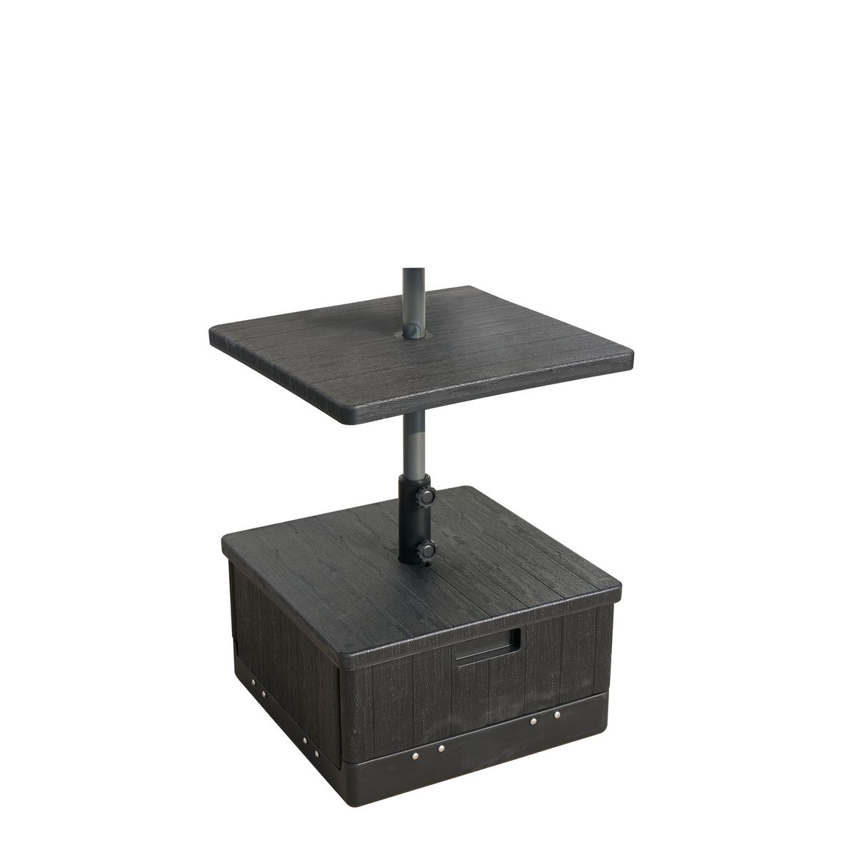 JUST HOME COLLECTION - Base para Sombrilla con Mesa Negro