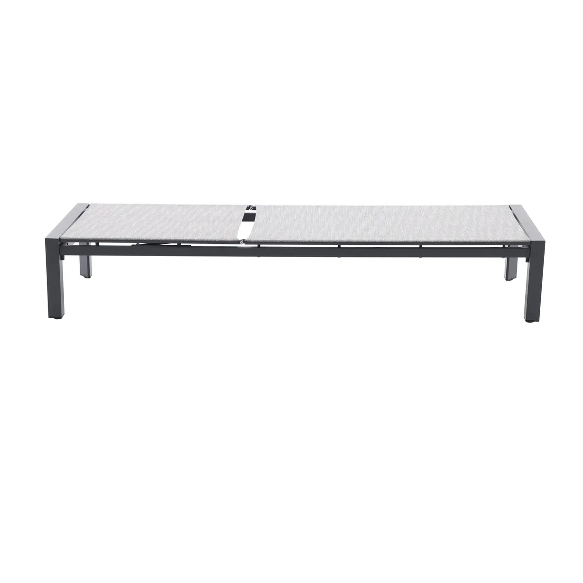 JUST HOME COLLECTION - Reposera Zurich de Aluminio Gris