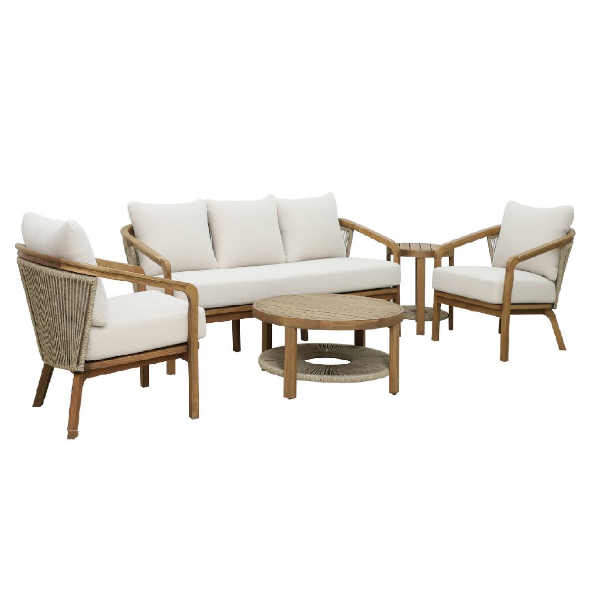 JUST HOME COLLECTION - Juego de Living de Terraza Sunday 5 Personas