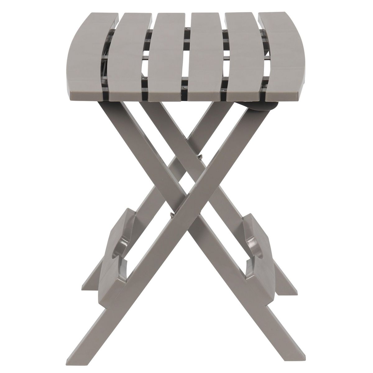 JUST HOME COLLECTION - Mesa de Resina Plegable 44x38x50 cm Taupe