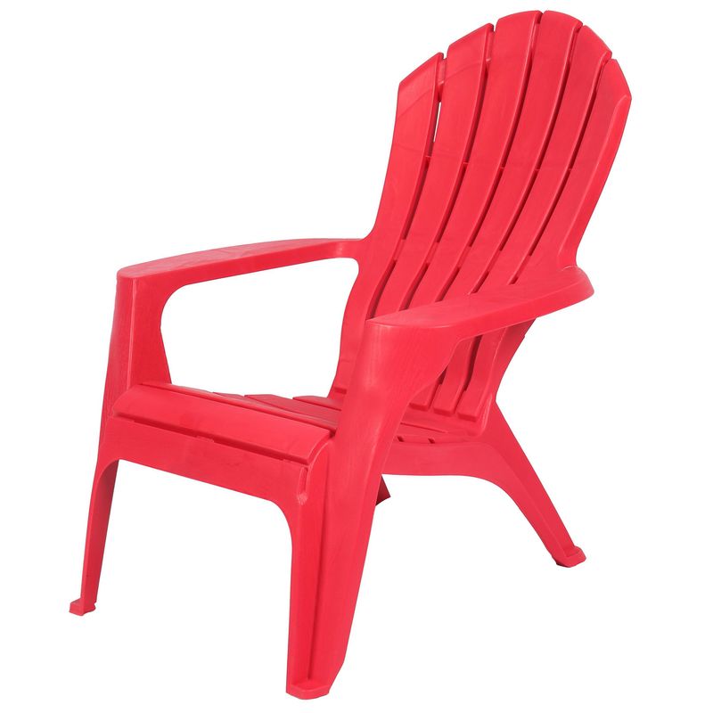 JUST HOME COLLECTION - Sillón para Terraza Resina Rojo 89x76x91 cm