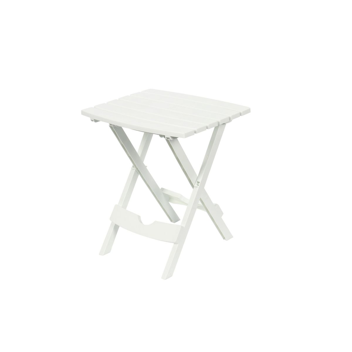 JUST HOME COLLECTION - Mesa de Resina Plegable 44x38x50 cm Blanco
