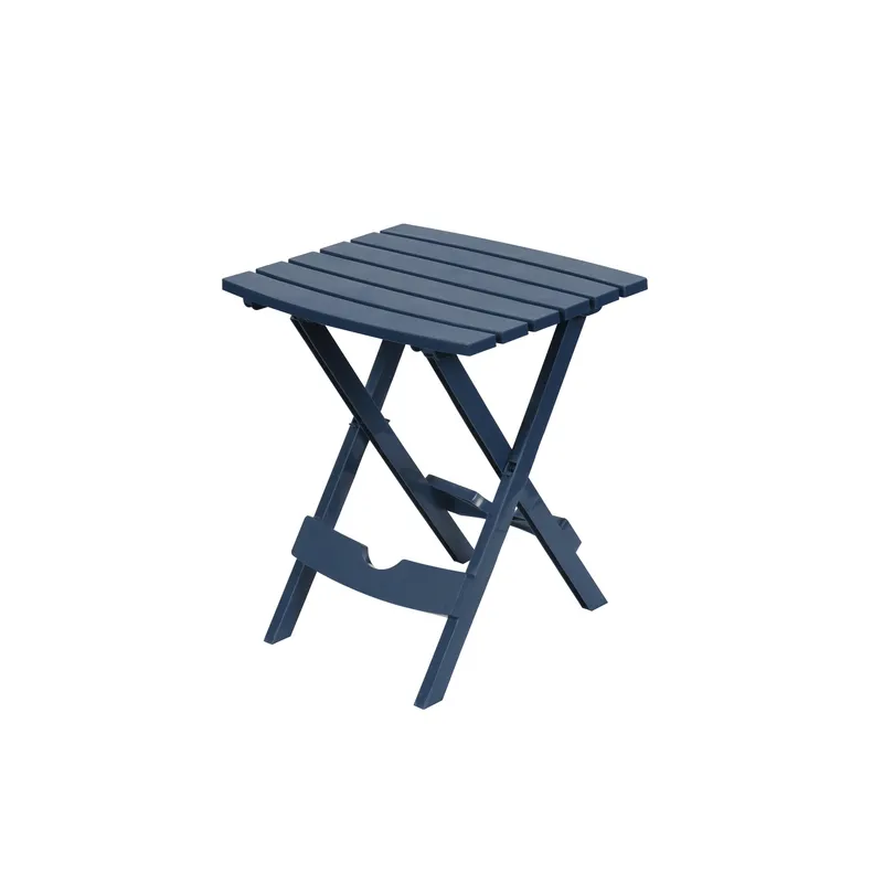 JUST HOME COLLECTION - Mesa de Resina Plegable 44x38x50 cm Azul