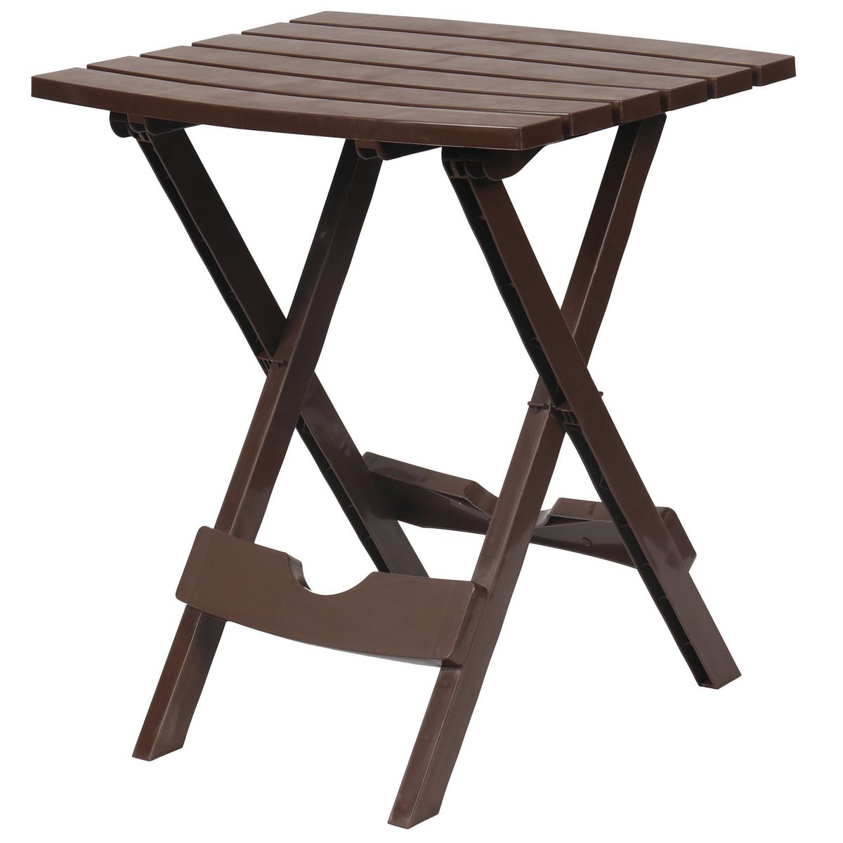 JUST HOME COLLECTION - Mesa de Resina Plegable 44x38x50 cm Chocolate