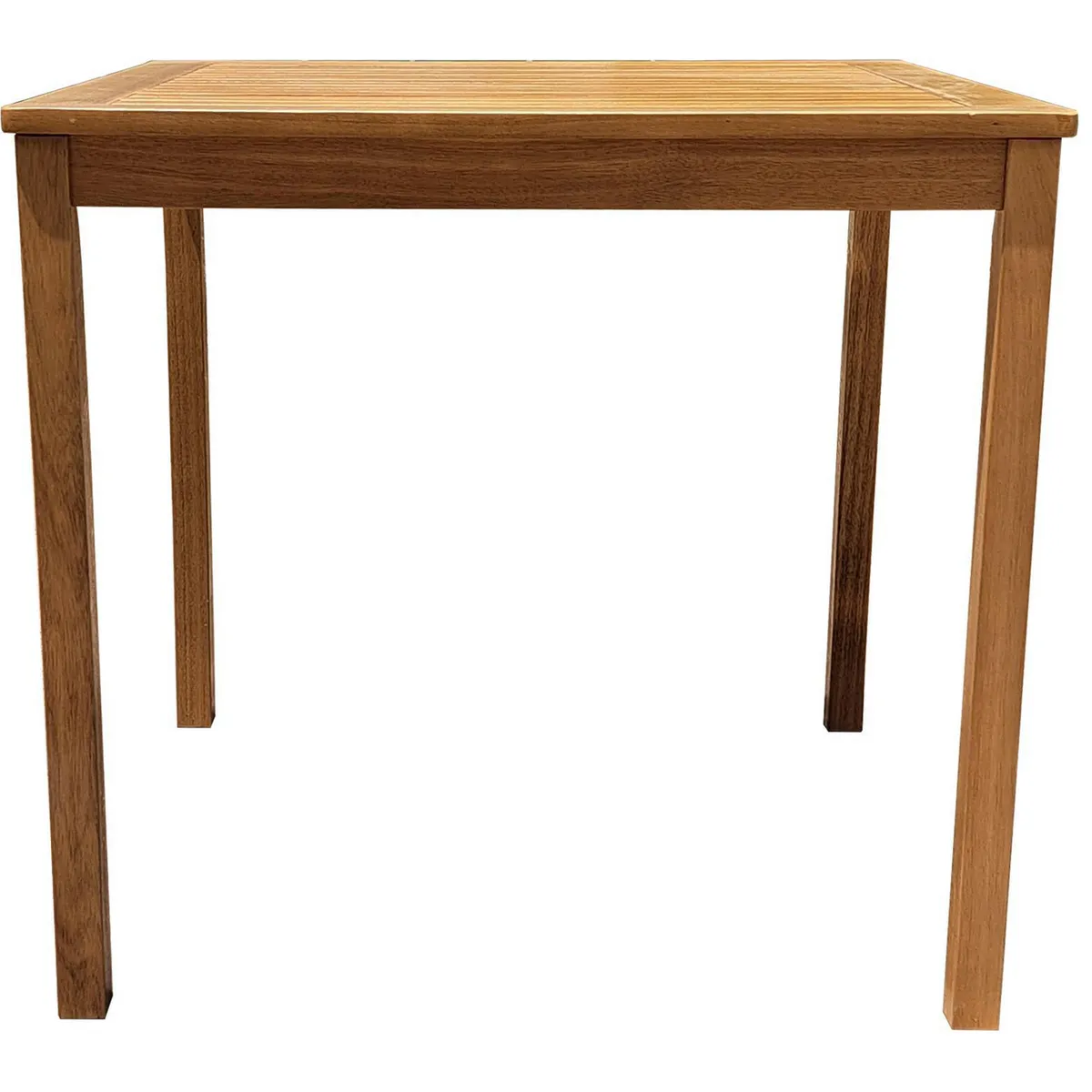 JUST HOME COLLECTION - Mesa Cuadrada de Madera 80x74x80 cm Natural