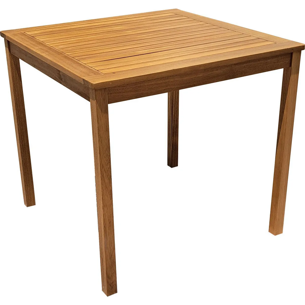 JUST HOME COLLECTION - Mesa Cuadrada de Madera 80x74x80 cm Natural