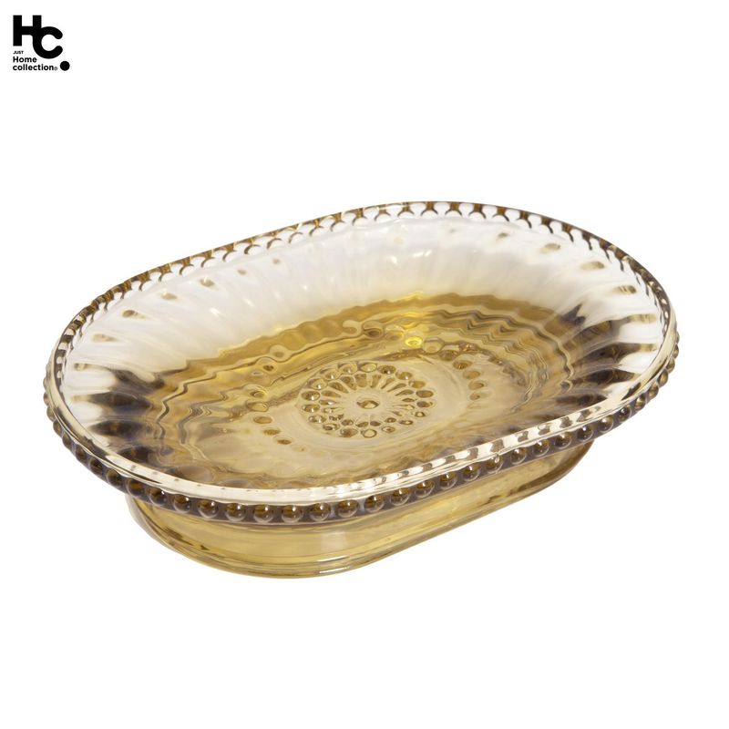 JUST HOME COLLECTION - Jabonera Floral Dorado