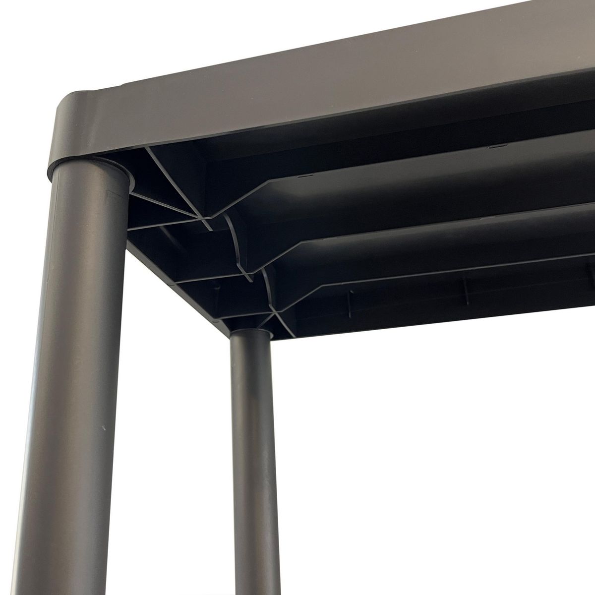 JUST HOME COLLECTION - Estante de Polipropileno 5 Niveles 61x171x31cm Negro