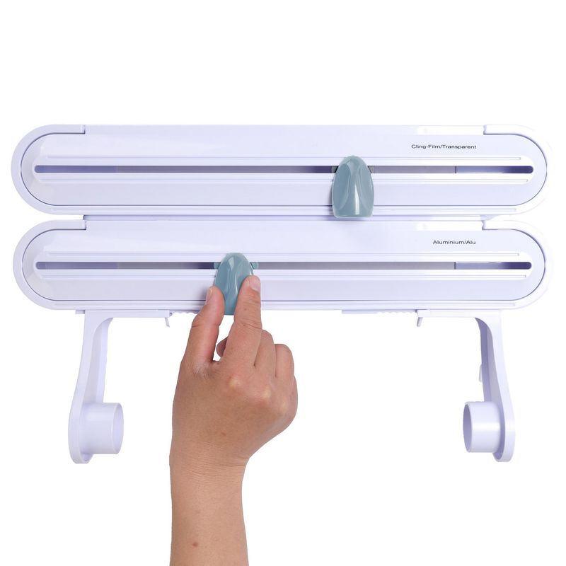 JUST HOME COLLECTION - Dispensador de Film 3 en 1 Blanco