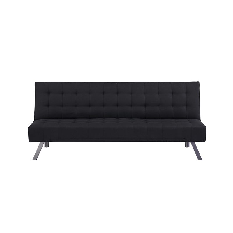 JUST HOME COLLECTION - Futón Harry Negro 179x78x76cm