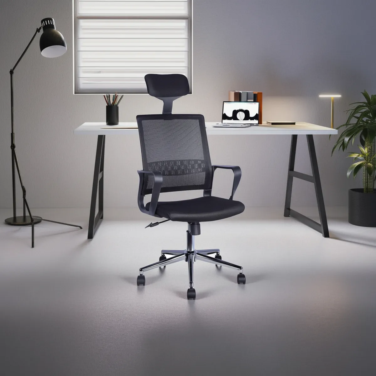 JUST HOME COLLECTION - Silla Ejecutiva Sonia Negro