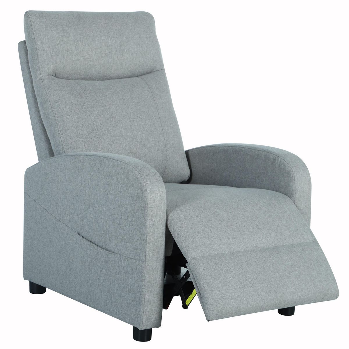 JUST HOME COLLECTION - Sillón Reclinable 1 Cuerpo 67.5x99.5x91 cm Gris