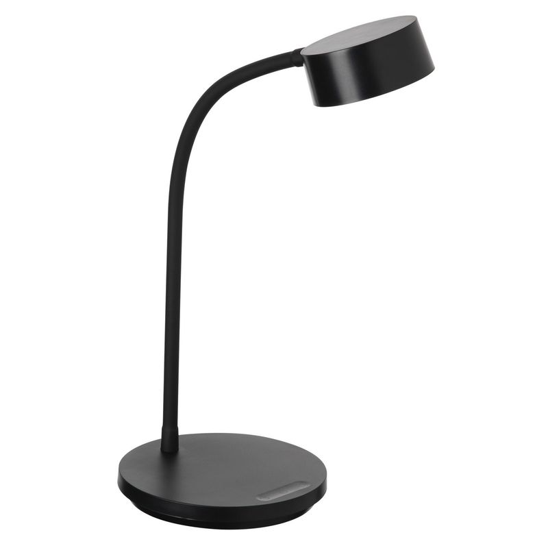 JUST HOME COLLECTION - Lámpara de Escritorio LED Baras Negro 4 W 13x13 cm