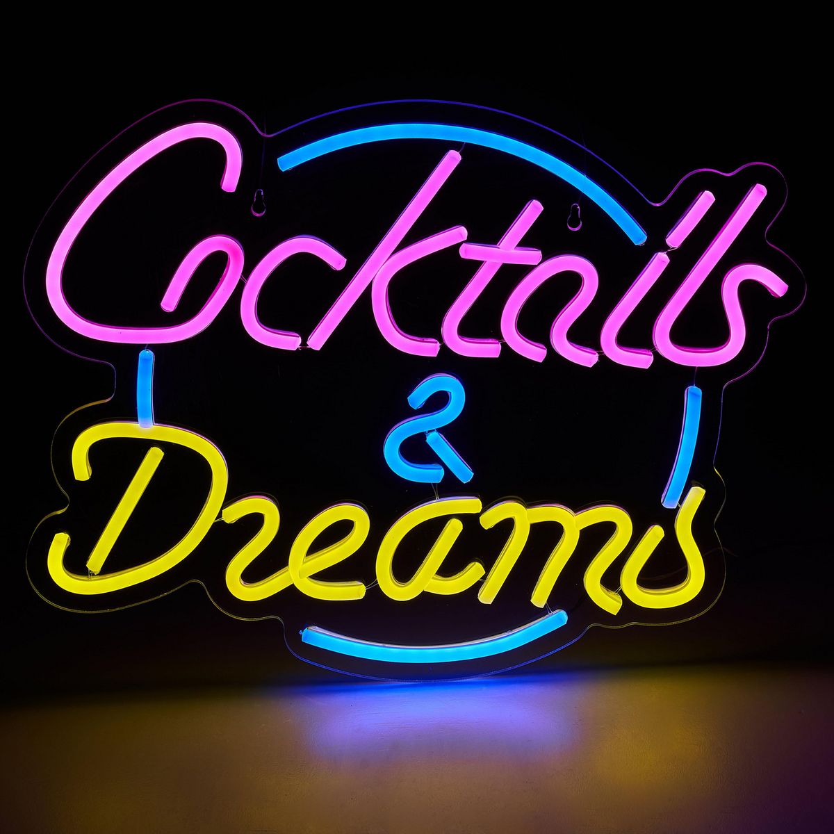 JUST HOME COLLECTION - Letrero LED Neón Dreamstail Blanco 6.8 W 2x31 cm