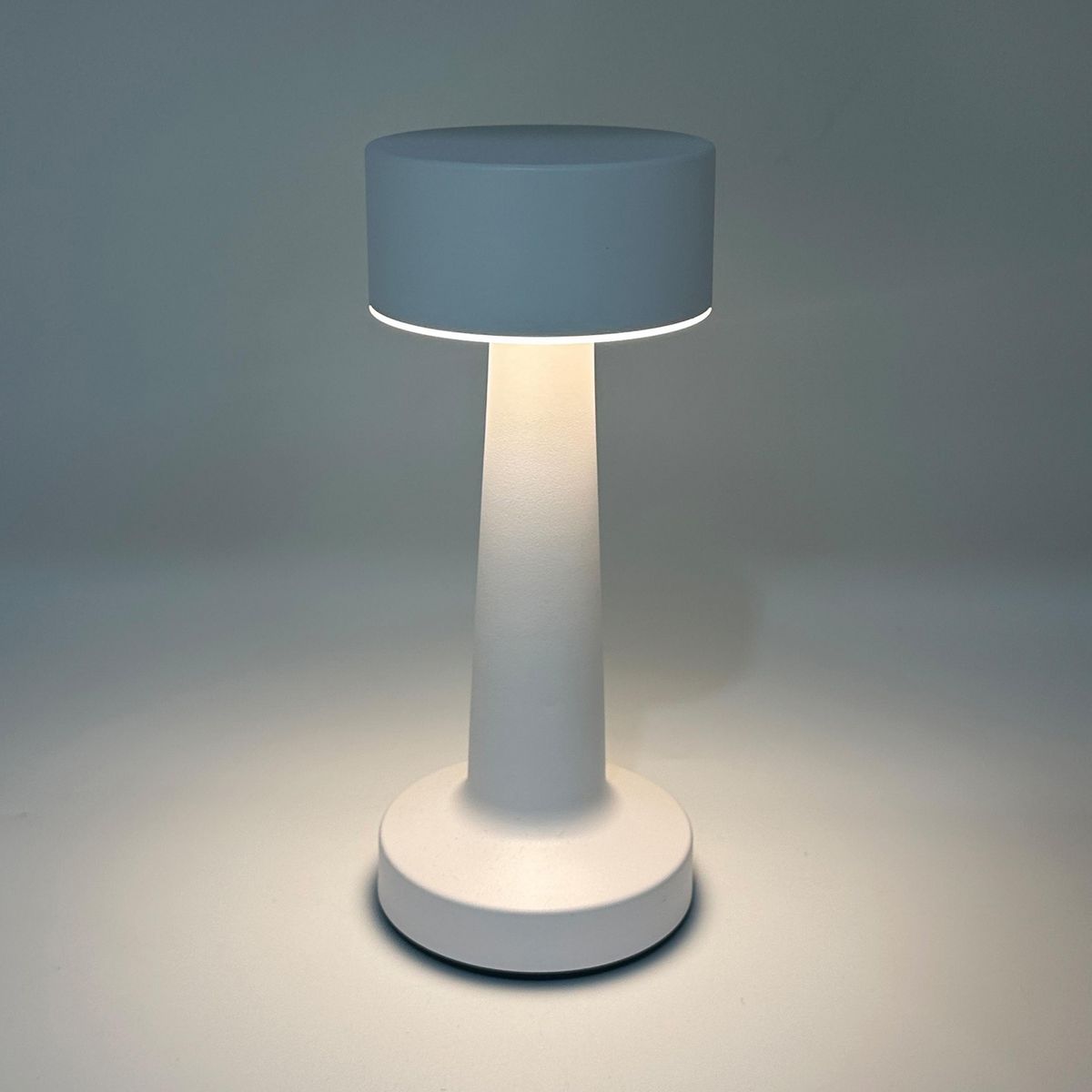 JUST HOME COLLECTION - Lámpara de Escritorio Recargable Oslo Blanco 3 W 9x21.5 cm