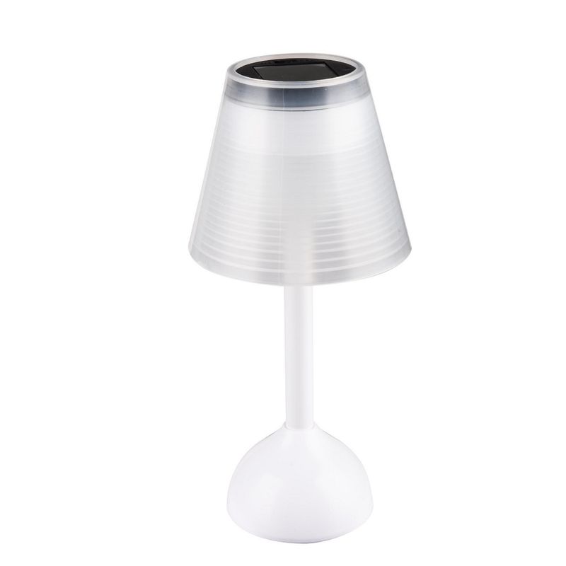 CASA BONITA - Lámpara de Mesa Solar Color Blanco 2 W 9.2x9.2 cm