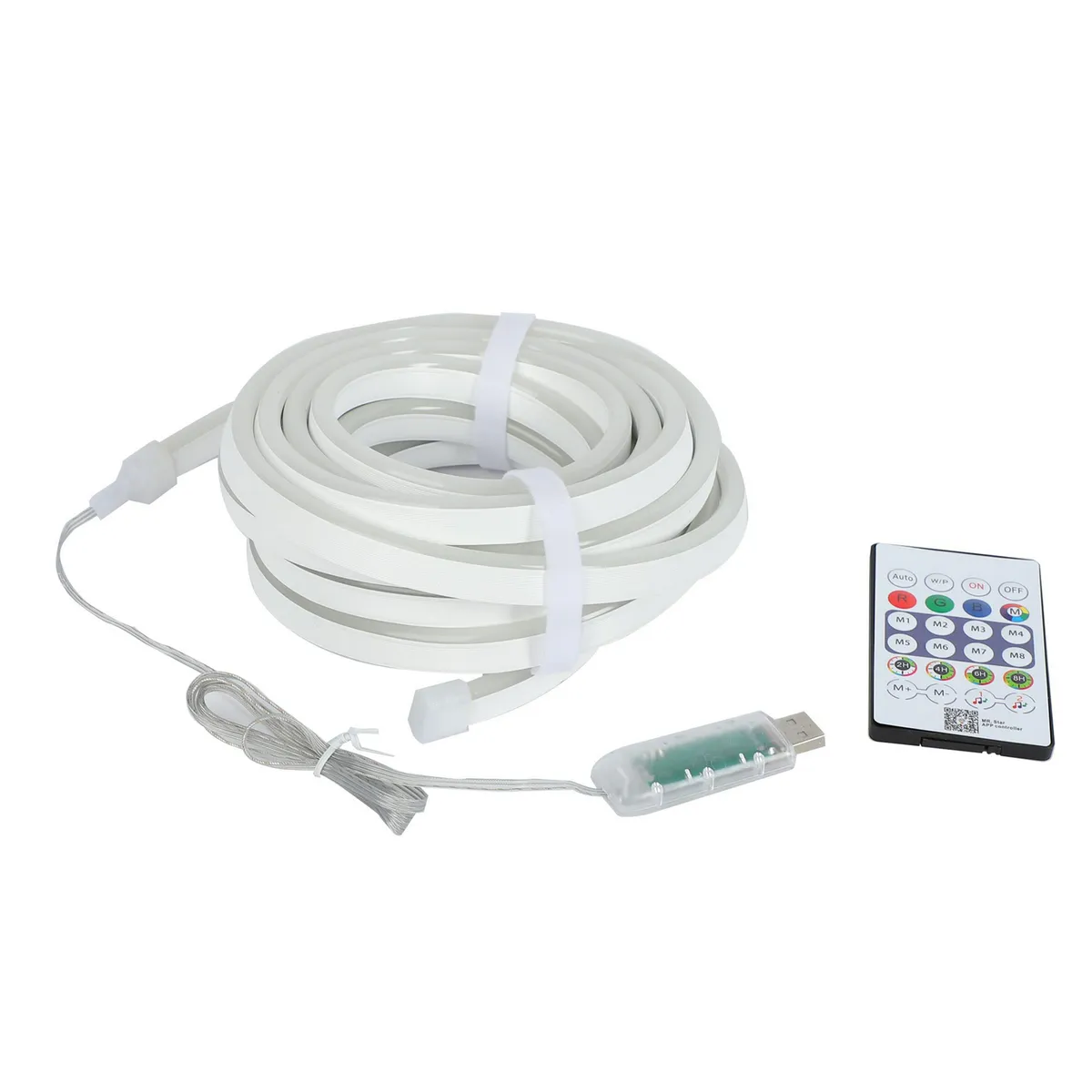 DAIRU - Tira LED Neón USB RGB 5m