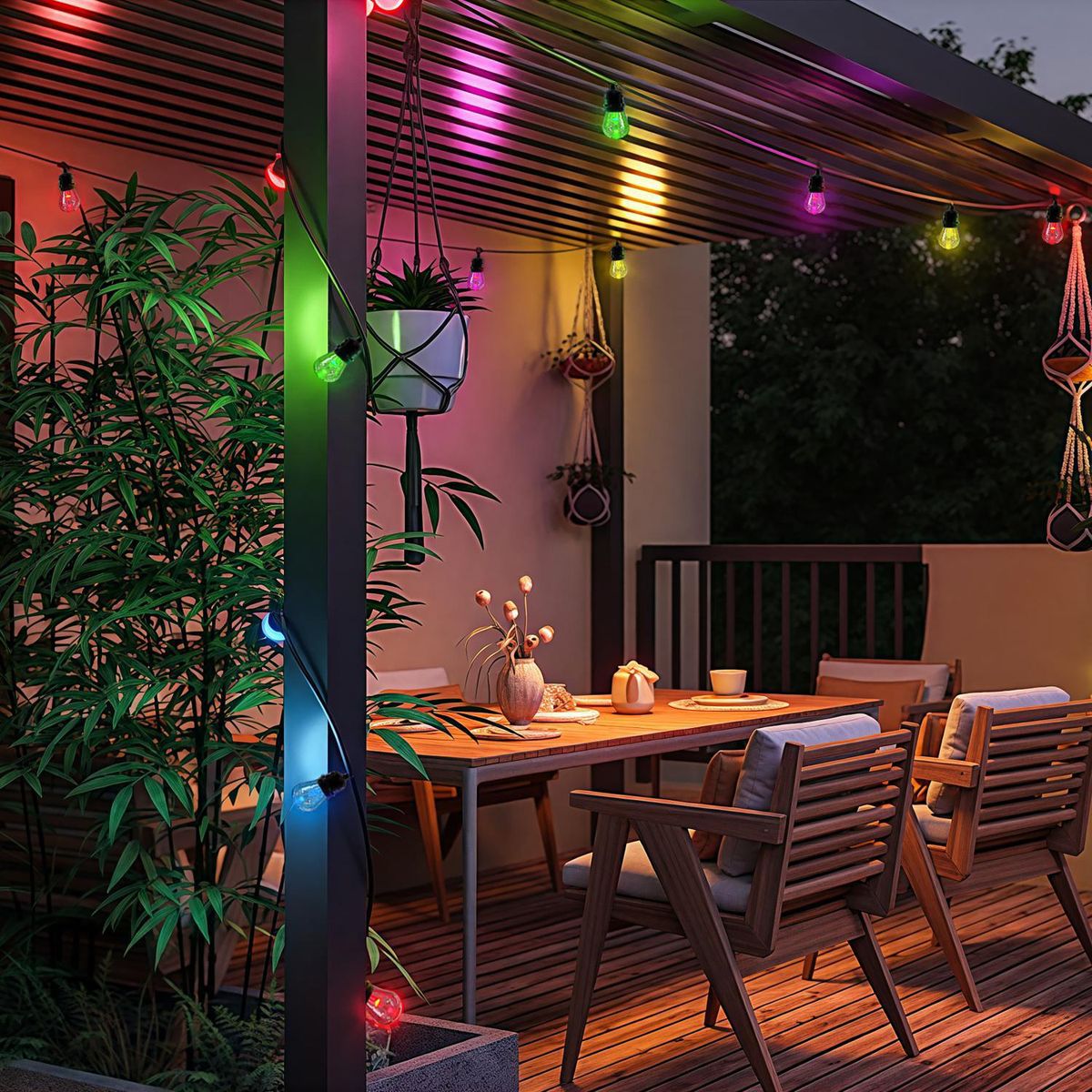 JUST HOME COLLECTION - Guirnalda RGBW Sky 8 Metros