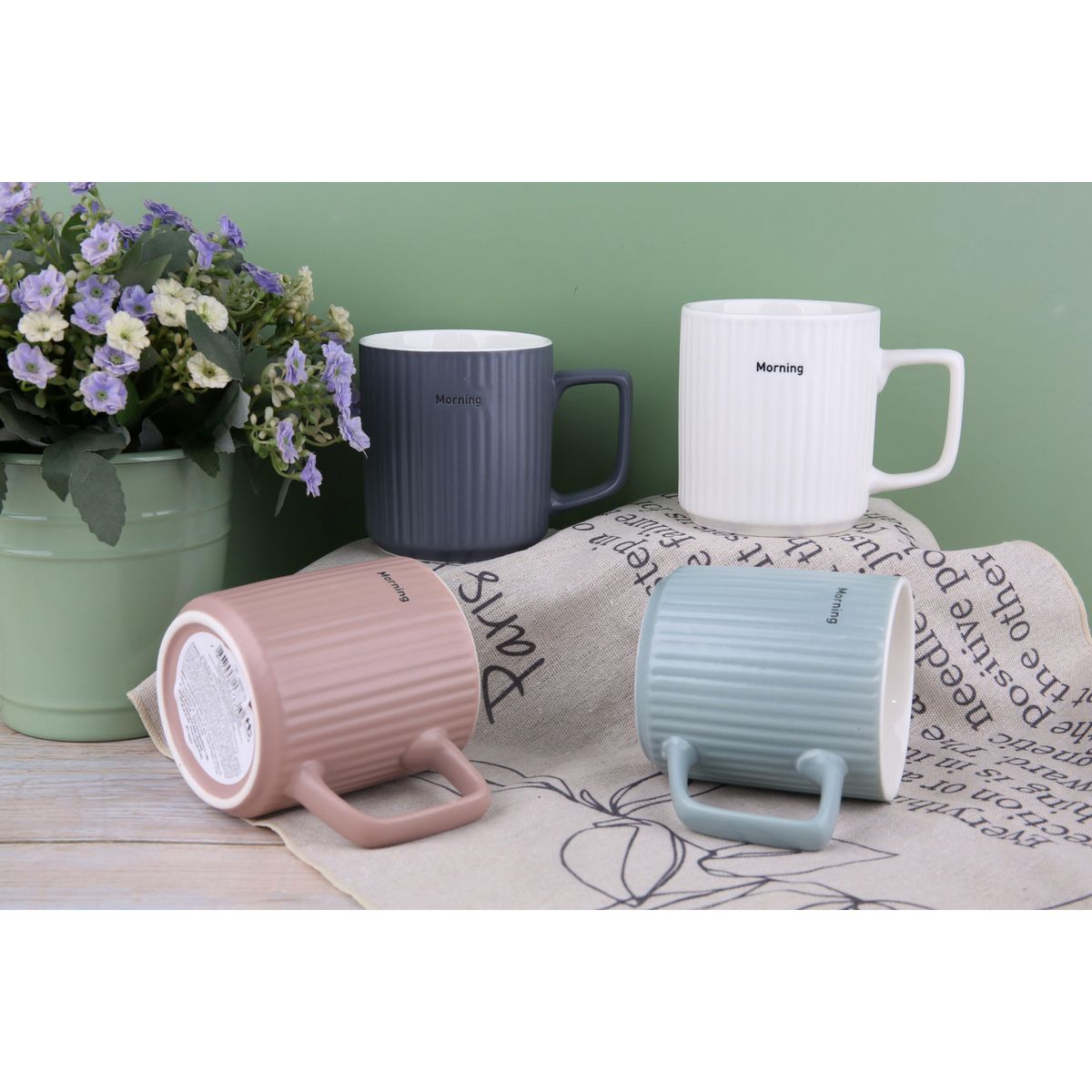 JUST HOME COLLECTION - Mug de Cerámica 414 ml Multicolor