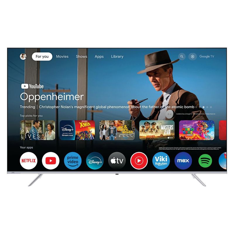 JVC - Televisor QLED 86 " 4K Ultra HD Google TV LT-86KM748
