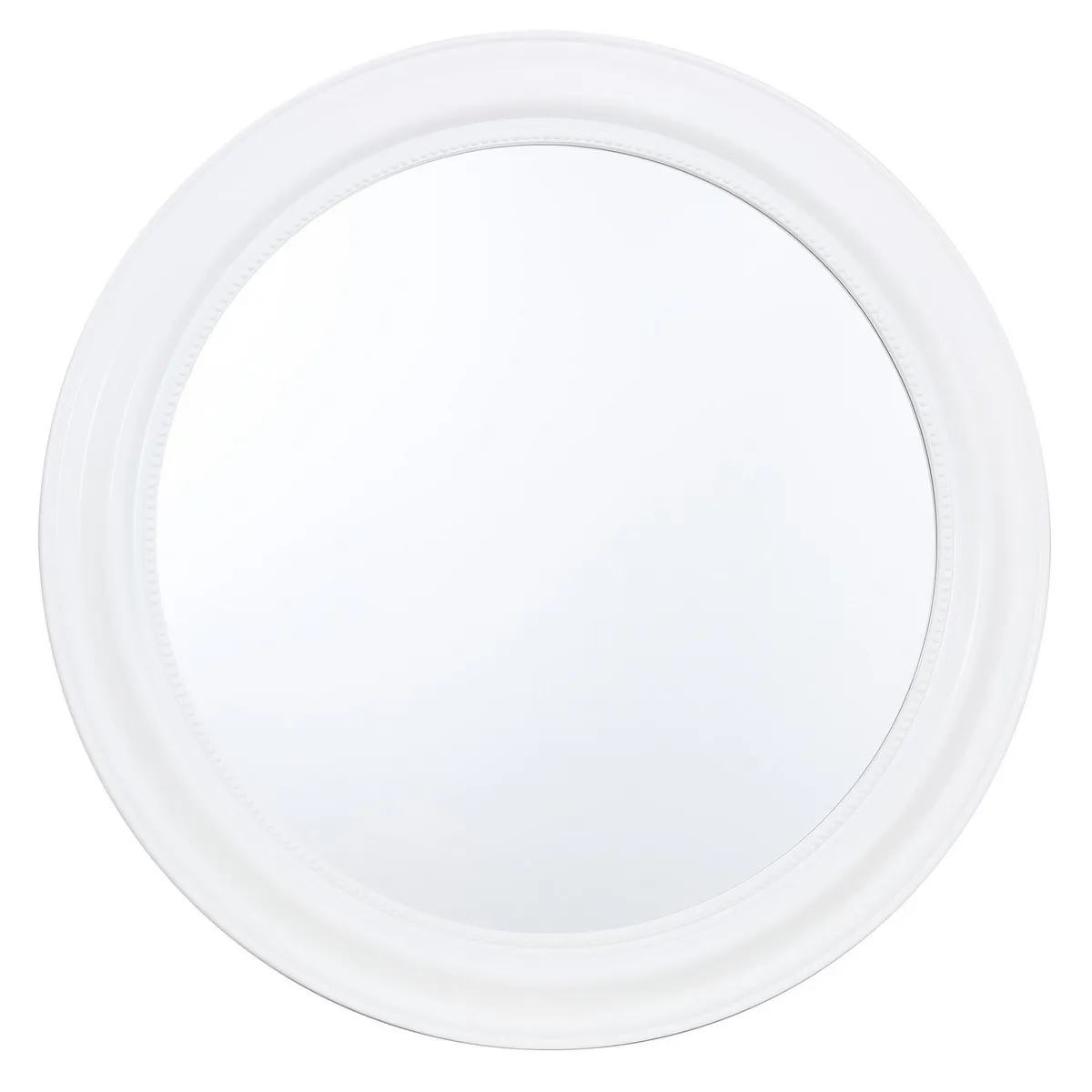 JUST HOME COLLECTION - Espejo Redondo Marina 80x80 cm Blanco