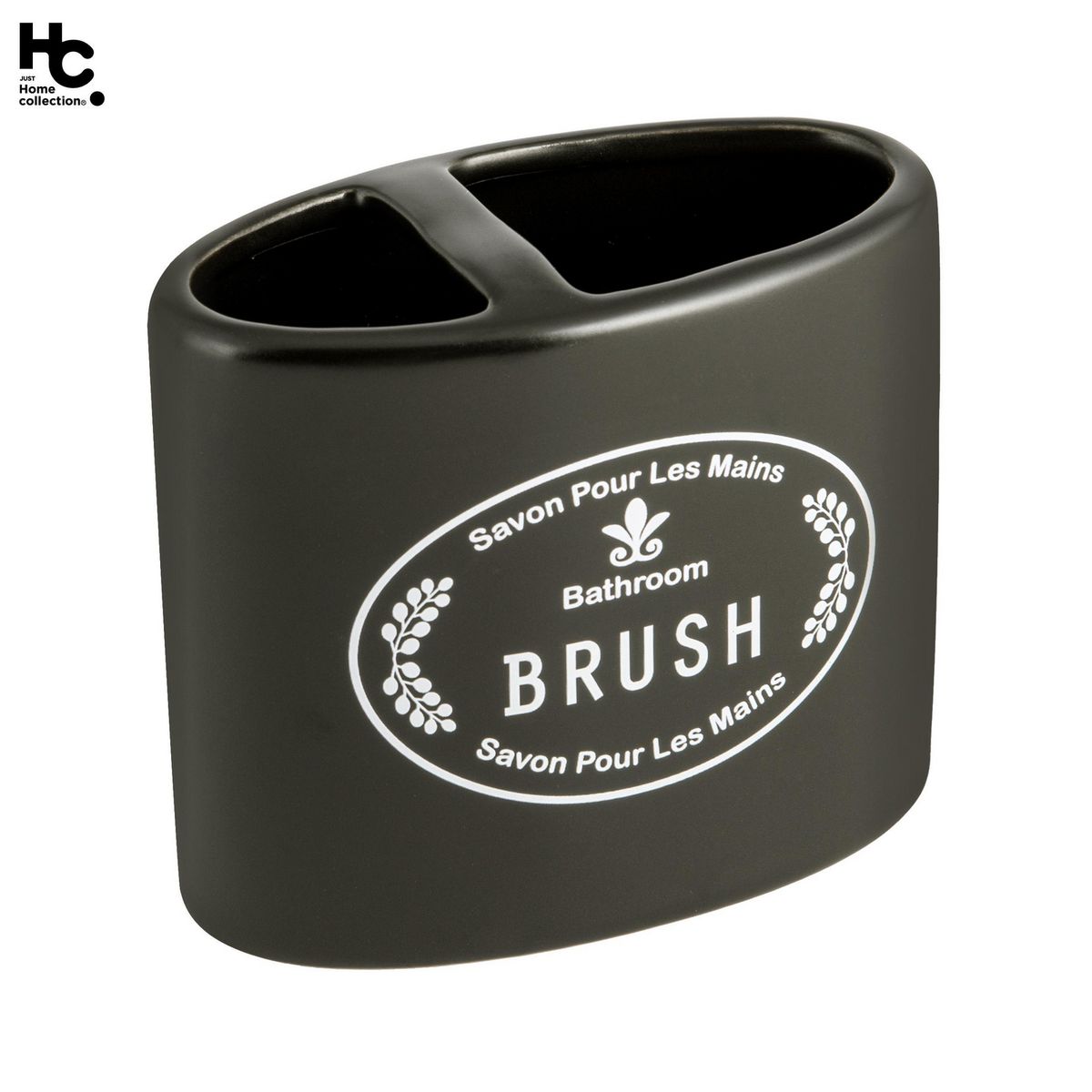Portacepillos Pharmasique Negro, marca JUST HOME COLLECTION - Foto Principal