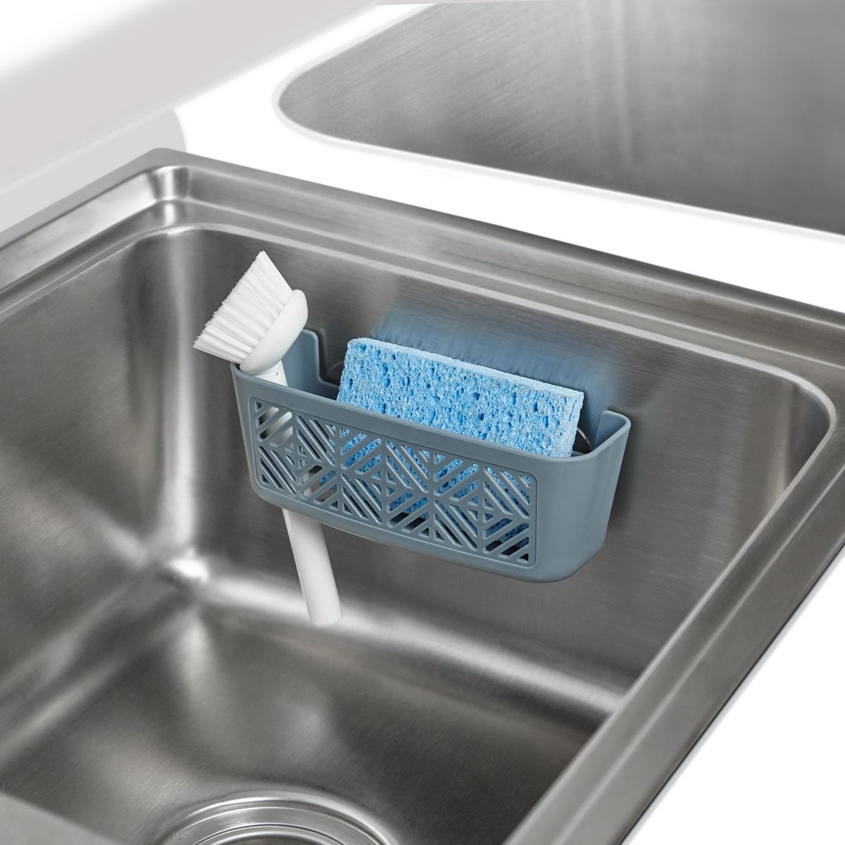 UMBRA - Organizador Para Fregadero Modelo Trellis Azul